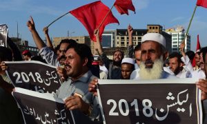 پشاور: دھاندلی کے خلاف احتجاج کے باعث اہم شاہراہیں بند | urduhumnews.wpengine.com