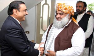 مولانا فضل الرحمن اور زرادری کی ملاقات|humnews.pk