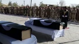 بلوچستان: شہید فوجی جوانوں کی نماز جنازہ ادا کر دی گئی|humnews.pk