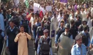یوٹیلٹی اسٹور ملازمین کا ڈی چوک میں دھرنا جاری | urduhumnews.wpengine.com