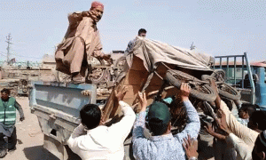 کراچی کے مختلف علاقوں میں آج بھی تجاوزات کے خلاف آپریشن جاری
