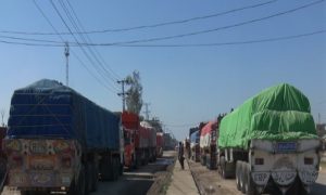 بھارت نے واہگہ بارڈر سے تجارت بند کردی، دونوں اطراف ٹرکوں کی لمبی قطاریں