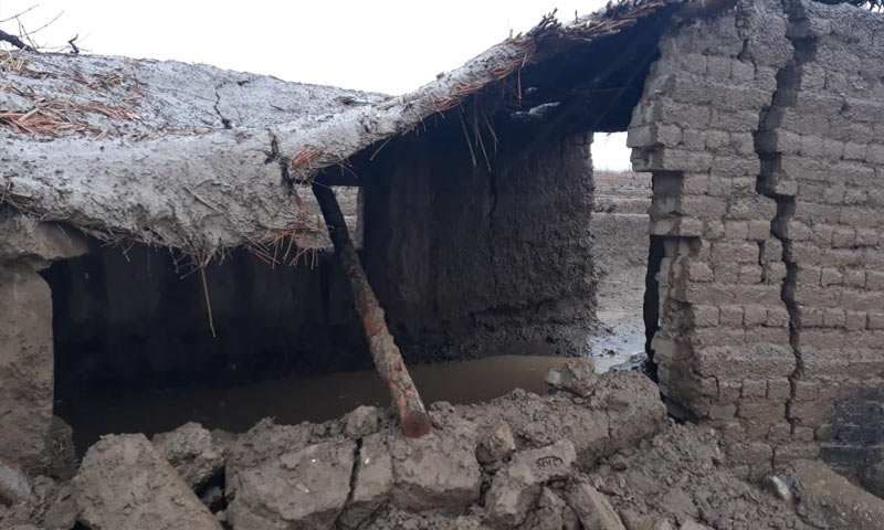 بارشوں سے تباہی: بلوچستان اور کے پی میں 9 افراد زخمی