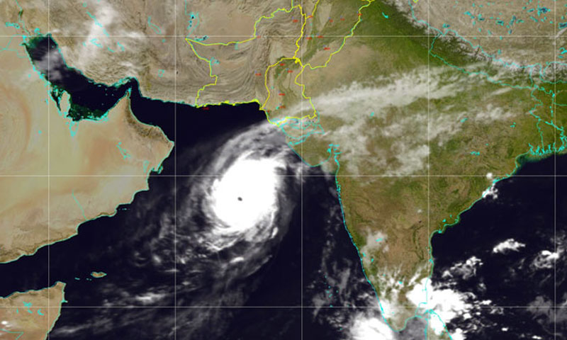 بحیرہ عرب میں سمندری طوفان شدت اختیار کرگیا