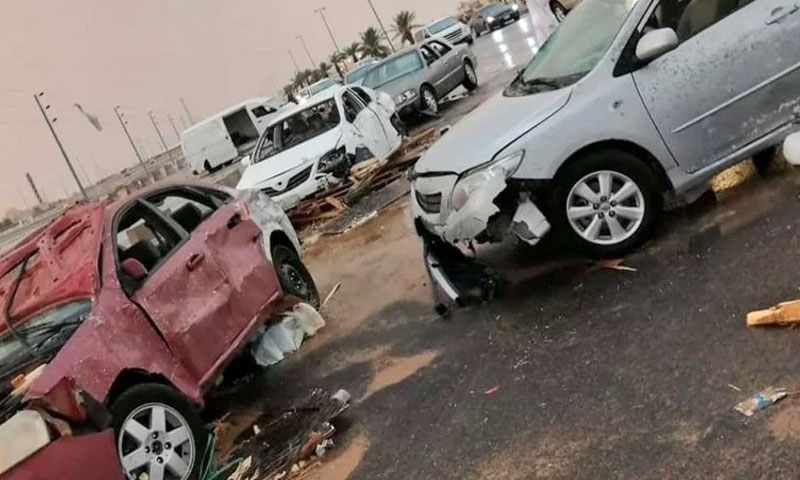 سعودی عرب: طوفانی بارش سے سات افراد جاں بحق11زخمی