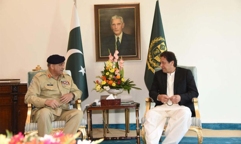 وزیر اعظم عمران خان سے آرمی چیف کی دوبارہ ملاقات
