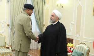 آرمی چیف کی ایرانی صدر اور وزیر خارجہ سے ملاقات