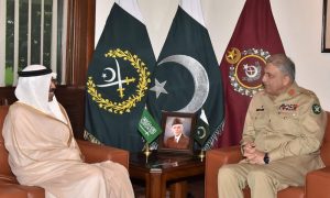 سربراہ پاک فوج سے سعودی نائب وزیر دفاع کی ملاقات