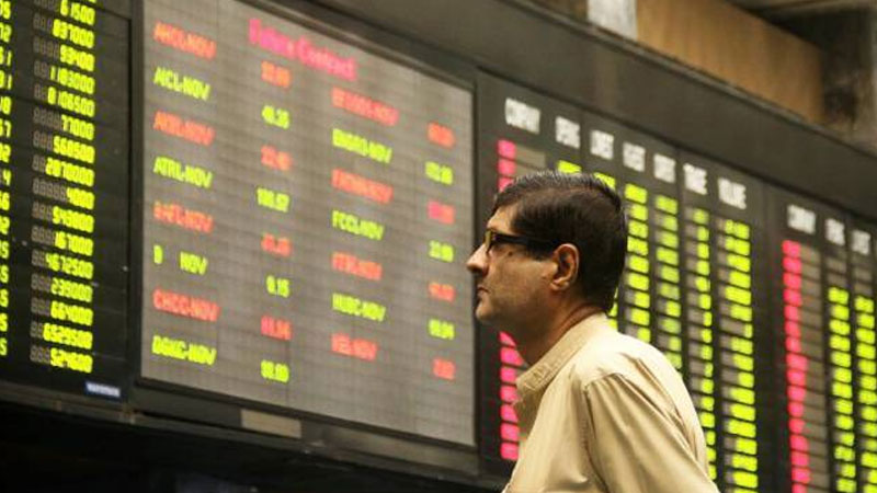 پاکستان اسٹاک مارکیٹ، کاروبار کے دوران ملا جُلا رجحان