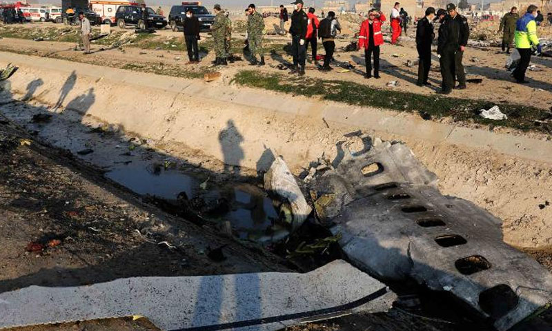 ایران طیارہ حادثے کے ذمہ داران کو کٹہرے میں لائے، یوکرائن
