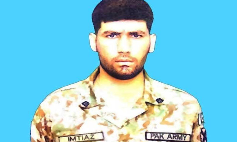 پاک فوج کے شہید سپاہی امتیاز علی، مکمل فوجی اعزاز کے ساتھ سپرد خاک