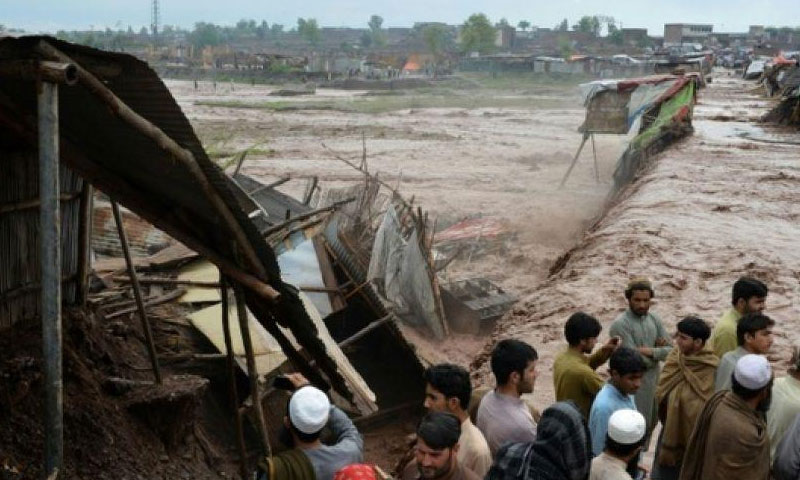 خیبرپختونخوا میں سیلاب کی تباہ کاریاں،23 افراد جاں بحق