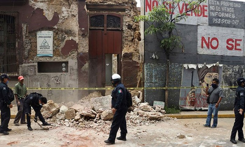 میکسیکو میں 7.4 شدت کا زلزلہ، 4 افراد ہلاک