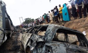 نائجیریا میں گیس ٹینکر کا دھماکہ، 9 طلبا سمیت 28 افراد ہلاک