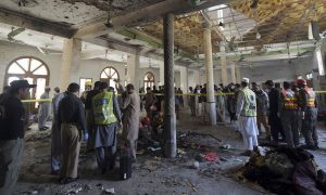 پشاور: دھماکے سے متاثرہ مدرسہ ایک ہفتے کیلئے بند