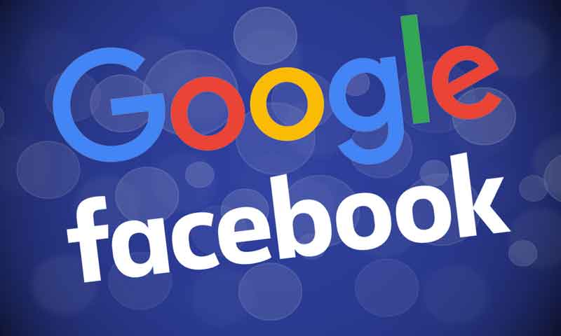 فیس بک اور گوگل کا اشتہارات پر اجارہ داری کیلئے معاہدہ
