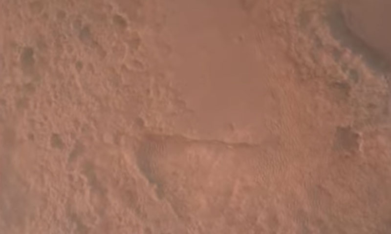 ناسا نے مریخ پر اپنے خلائی مشن کی ویڈیو جاری کر دی