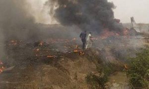 نائیجیریا: فوجی طیارہ گر کر تباہ، 7 افراد ہلاک