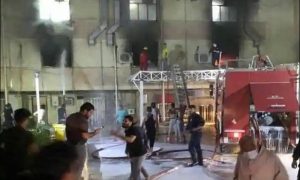 بغداد: اسپتال میں آگ لگنے سے 27 افراد جاں بحق، 46 زخمی