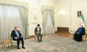 وزیر خارجہ شاہ محمود کی ایران کے صدر حسن روحانی سے ملاقات