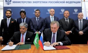 پاکستان اور روس کے درمیان گیس پائپ لائن کی تعمیر کے معاہدے پر دستخط