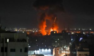 اسرائیل کا ایک بار پھر غزہ پر فضائی حملہ