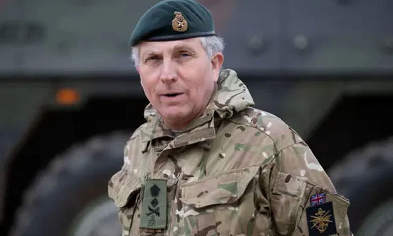 برطانوی مسلح افواج کے سربراہ جنرل سر نک کارٹر کا کورونا ٹیسٹ مثبت آگیا