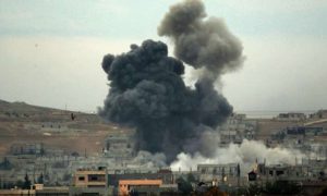 امریکہ کا عراق شام سرحد پر فضائی حملہ، 17 افراد ہلاک
