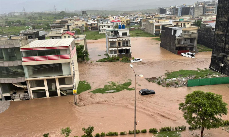 اسلام آباد کے سیکٹر ای الیون میں بارش کے بعد شدید سیلاب کیوں آیا؟