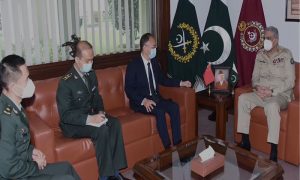 آرمی چیف سے چینی سفیر کی ملاقات: علاقائی سیکیورٹی اور افغان امن عمل پر بات چیت