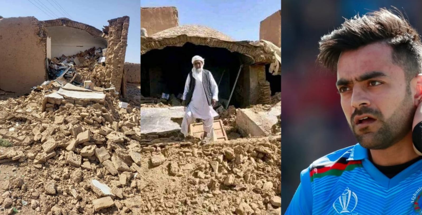 افغانستان، راشد خان کا ورلڈکپ میچز کی پوری فیس زلزلہ متاثرین کو دینے کا اعلان