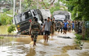 بھارتی ریاست سکم میں بارشیں اور سیلاب، 23 فوجی لاپتہ، الرٹ جاری