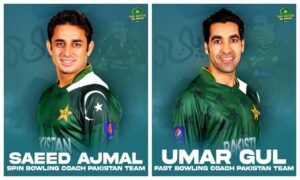 عمر گل اور سعید اجمل پاکستانی کرکٹ ٹیم کے باولنگ کوچز مقرر