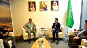نگران وزیراعظم انوار الحق کاکڑ اور سعودی وزیر خارجہ کے درمیان ملاقات
