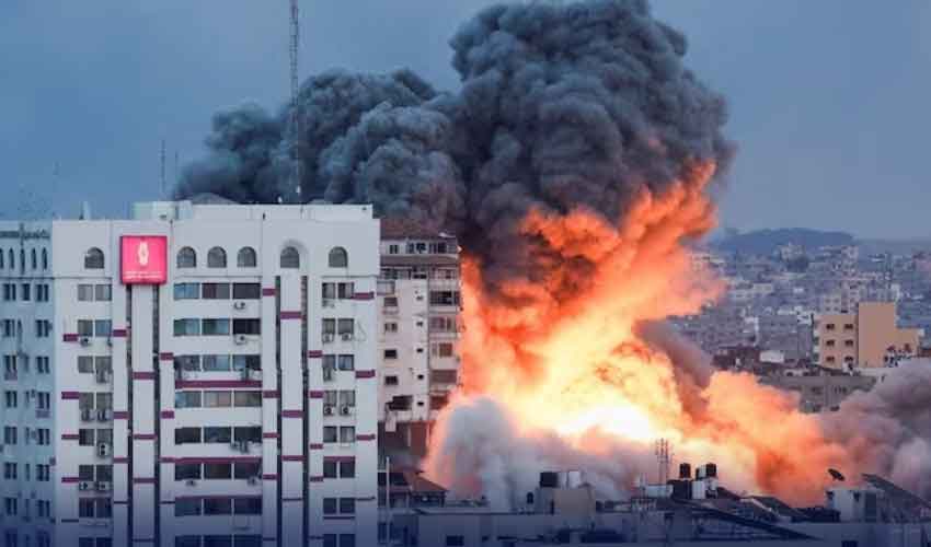 اسرائیلی بمباری (israel bombarment)