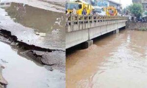 بارش سے تباہی