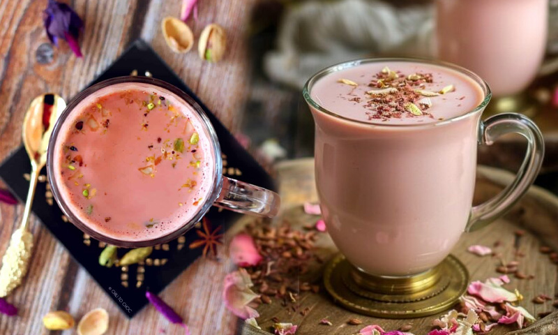 کشمیری گلابی چائے