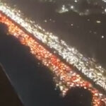 گروگرام چند گھنٹے کی بارش، 6 سے 7 کلومیٹر تک ٹریفک جام