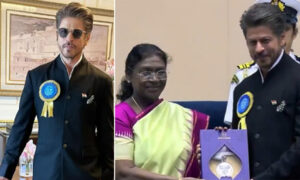 شاہ رخ خان نے پہلا نیشنل فلم ایوارڈ حاصل کرلیا