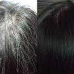 black and white hair