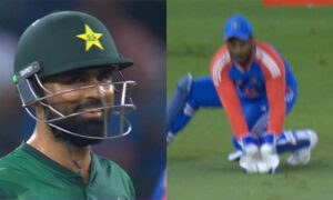 fakhar zaman catch out