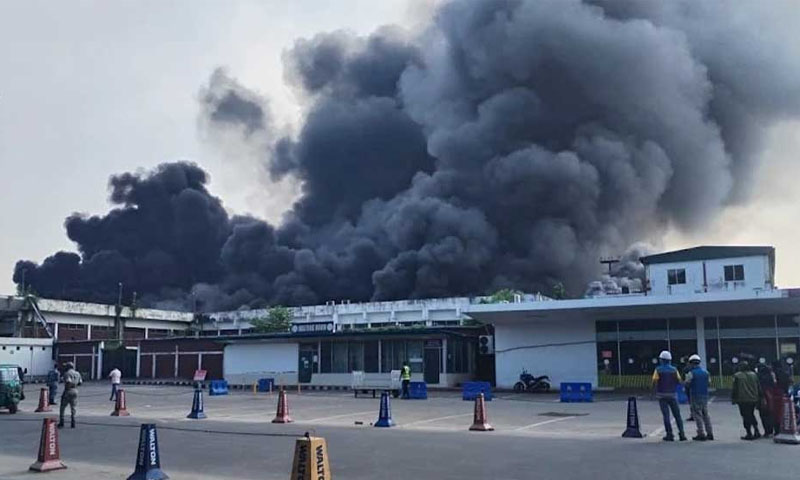 Dhaka Airport Fire