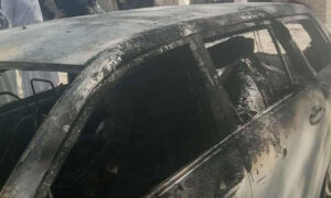 car fire