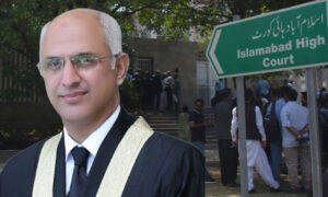 جس ڈی سی کو عدالت نے سزا دی اسے صدر میڈل پہناتا ہے، جسٹس محسن اختر کیانی