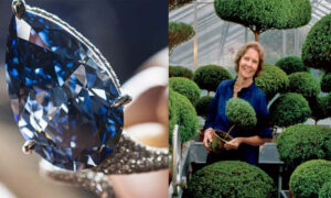 Blue diamond in Geneva