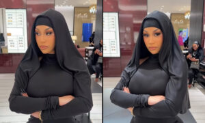 امریکی ریپر کارڈی بی کی عبایا میں پرفارمنس سوشل میڈیا پر وائرل