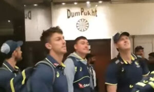 ٹی ٹوئنٹی سیریز کھیلنے کیلئے آسٹریلوی اسکواڈ پاکستان پہنچ گیا