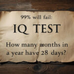 سال کے کتنے مہینوں میں 28 دن ہوتے ہیں؟