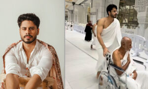 حارث وحید نے عمرہ کے دوران پیش آنے والا معجزاتی واقعہ شیئر کر دیا